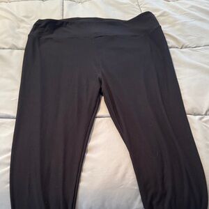 Black High-Waist Stretch Leggings